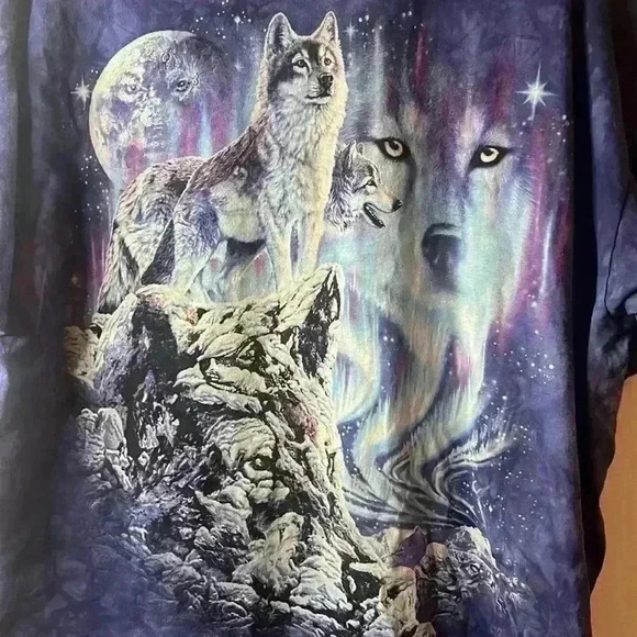 The Mountain Find 10 Wolves Arctic Animal Nature Unisex Shirt 3XL - Picture 2 of 4